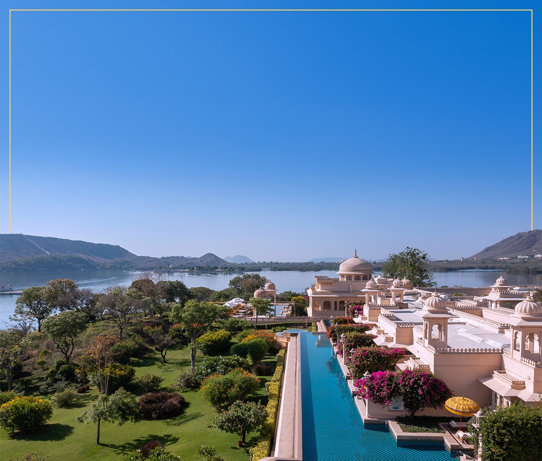 Udaipur lake palace view